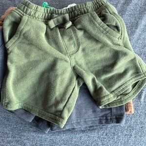 Green Kids Shorts
